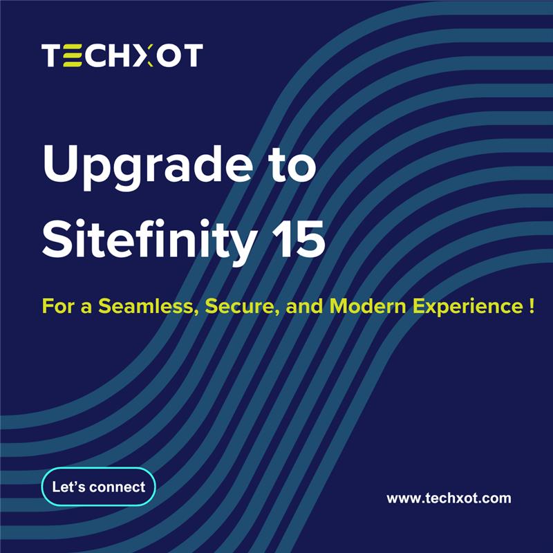 Why Upgrade to Sitefinity 15.2?

Enhance your website's performance, security, and customization with Sitefinity 15.2. 

Keep your CMS up-to-date to stay competitive and deliver a top-notch digital experience.

👉 Ready to explore these new features? 

Let’s connect
