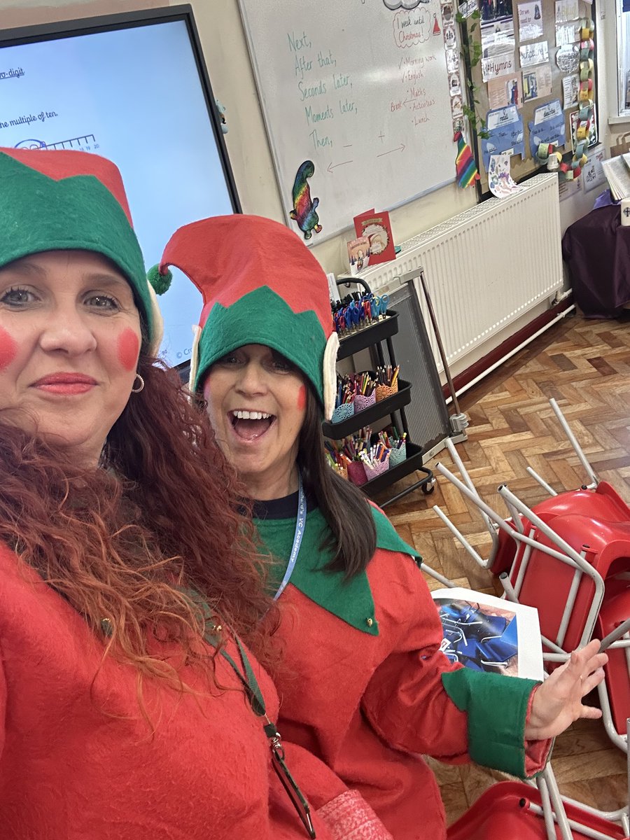 The Naughty Elves got in a lot of mischief yesterday at St Richard's #naughtyelf #christmas2024 #5moresleeps #itsbeginningtolookalotlikechristmas