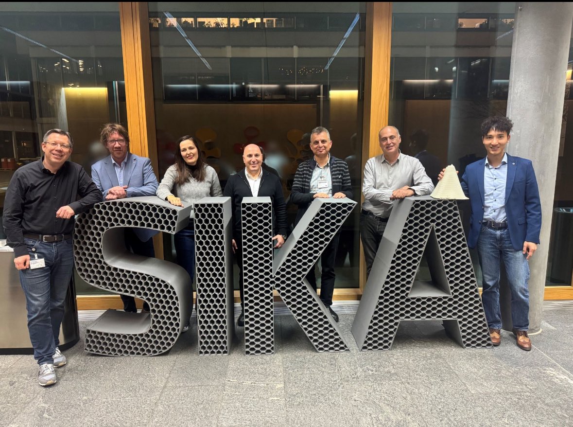 4AviCohen's tweet photo. big thank you to the Sika team for their warm hospitality and commitment to pushing boundaries together. 
Glad to have the privilege of visiting SIKA's state-of-the-art facility in Zurich. Productive and inspiring, highlighting the strong collaboration and synergy between teams. https://t.co/UXBYVqxgge