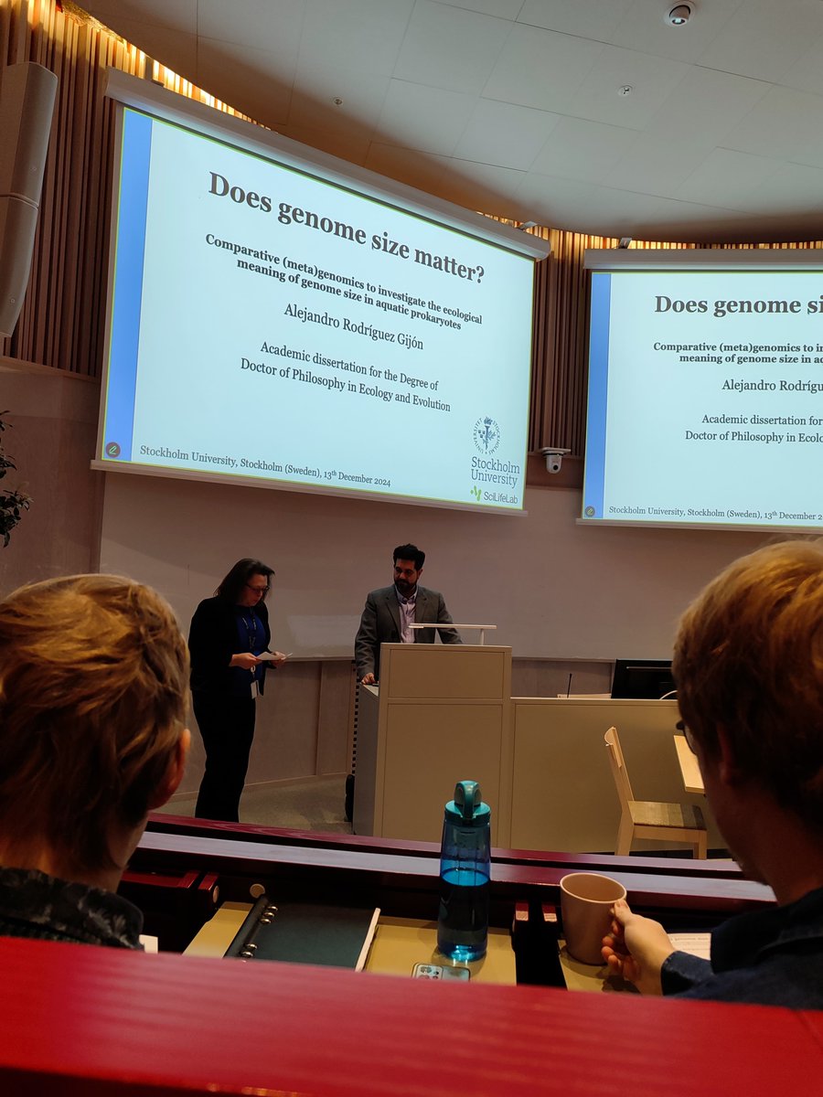alejandrorgijon's tweet image. I am really happy to share that I successfully defended my PhD thesis on December 13th at @Stockholm_Uni! Thank you everyone who supported me throughout my doctoral studies, and specially my supervisor @sarilog 💙!  Keep an eye open, more cool science is coming!