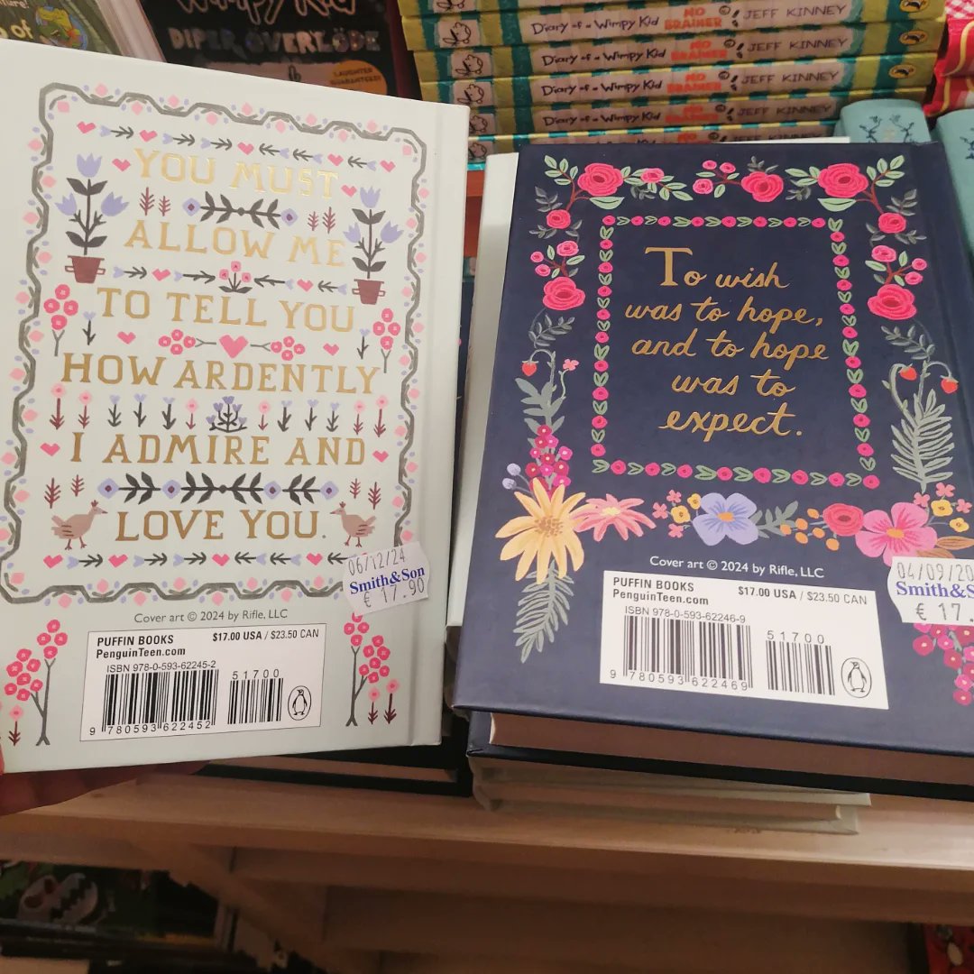 sitiojaneausten's tweet photo. 2 bonitas #ediciones de @penguinbooks de #OrgulloYPrejuicio y #SentidoYSensibilidad vistas en @smithandsonparis
#janeausten #libros #livres #books #senseandsensibility #prideandprejudice #bookaholic #bookfeatures #photobooks #librorecomendado #leeresdeguapas #eningles #portadas https://t.co/ZBvL2aT7Gb