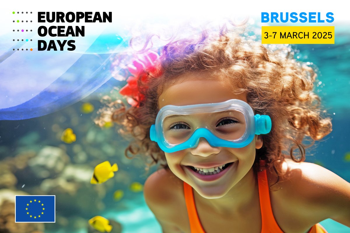 European Ocean Days (March 3-7, 2025) registrations are open! 

We are bringing the blue to the spotlight! Join us for a week of unity, dialogues, forward-looking vision for our ocean, and a chance to connect with the blue community.