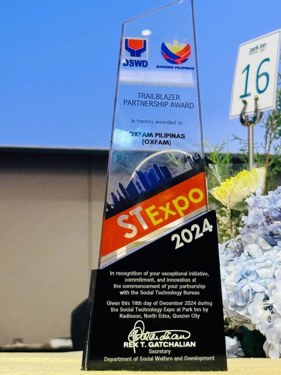 Oxfam Pilipinas tweet media