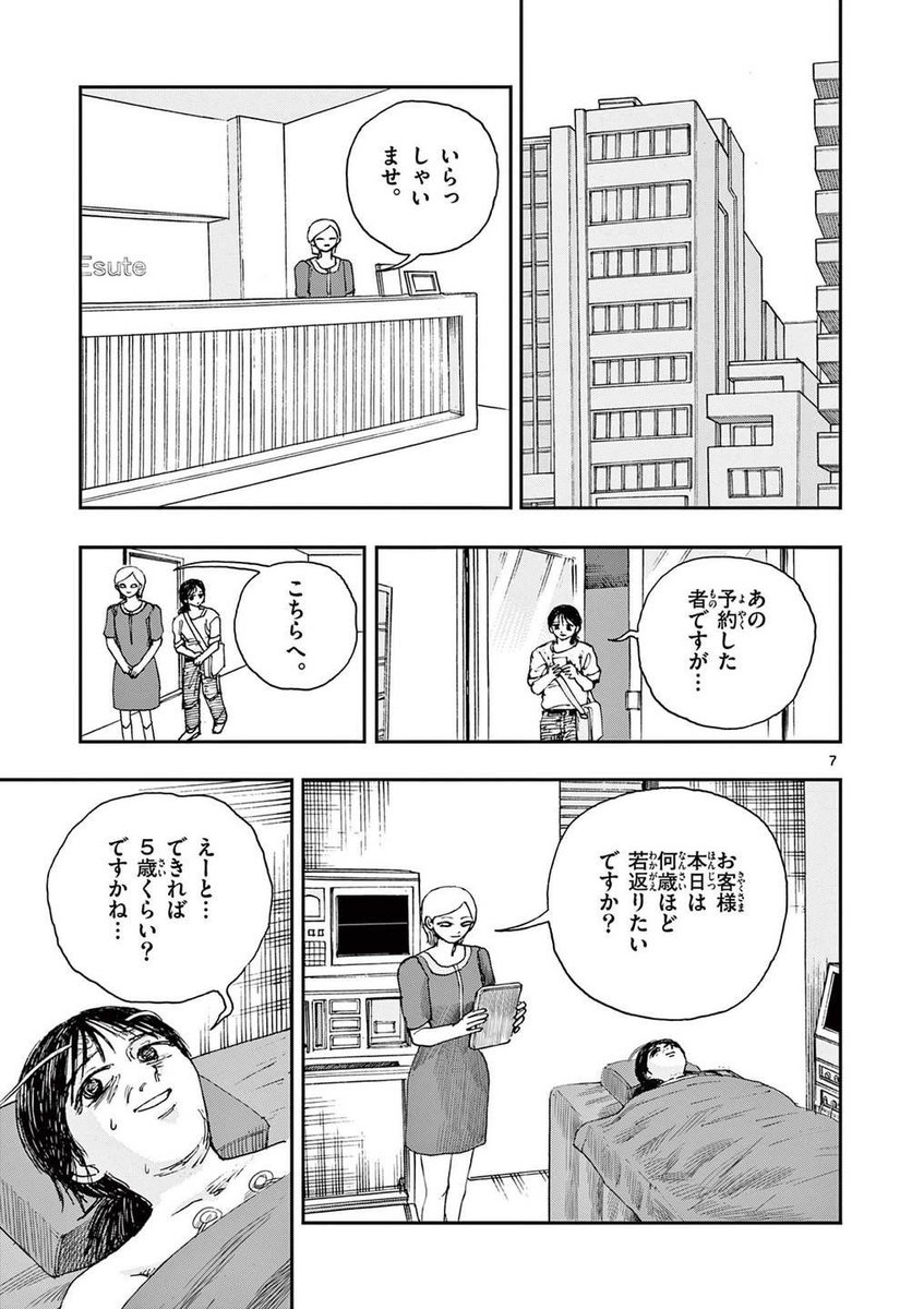 若々しい母と、老けこんだ娘の話。
※ホラー漫画です(3/4) 