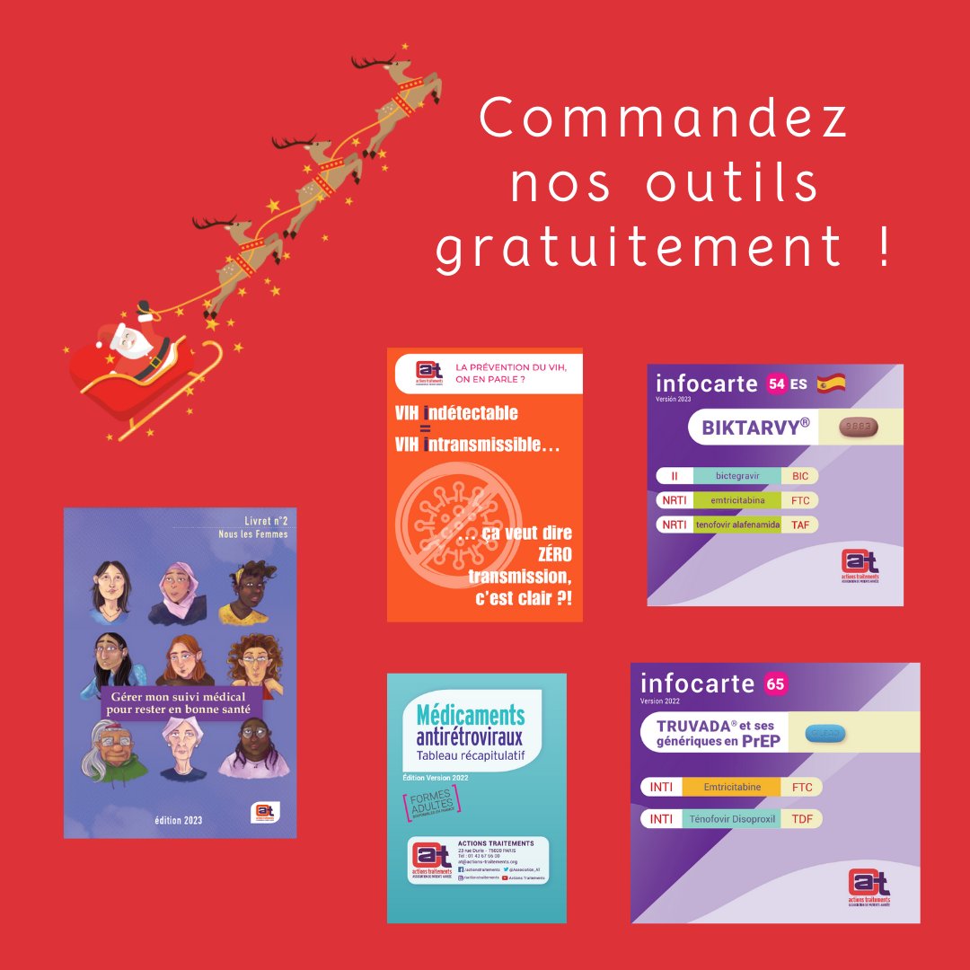 [BIENTÔT LES VACANCES]
Actions Traitements fermera ses portes le vendredi 20 à 18h et reprendra ses activités le lundi 30 décembre à 10h.

- voir toutes les infos ci-dessous
- vos commandes seront traités début janvier
➡️ actions-traitements.org/commande/

À très vite ! 🎄🧑‍🎄
