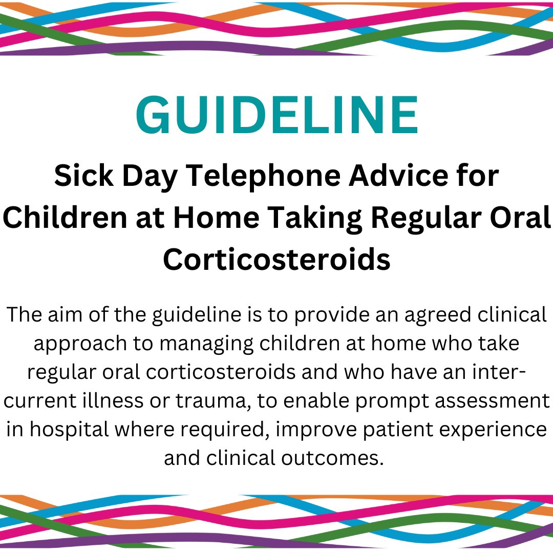 🏥👶 Stay prepared with the essential "Sick Day Telephone Advice for Children at Home Taking Regular Oral Corticosteroids" guideline!📞💊 Ensure optimal care for children on corticosteroids during sick days. Access the guideline now: piernetwork.org/guidelines