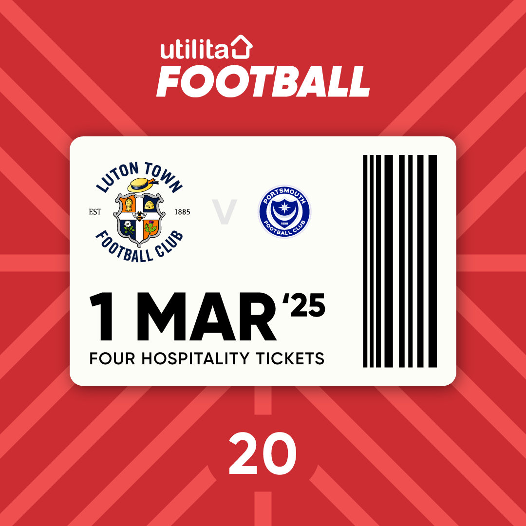 🎁 𝐔𝐅 𝐀𝐝𝐯𝐞𝐧𝐭 𝐂𝐚𝐥𝐞𝐧𝐝𝐚𝐫 🎁

🎟️ Win x4 hospitality tickets to <a href="/LutonTown/">Luton Town FC</a> vs Portsmouth!

RT, follow us and tag a mate for the chance to win - winners will be notified by DM

⌛ Entries close 10am December 21st

#UFAdventCalendar 📆 | #COYH