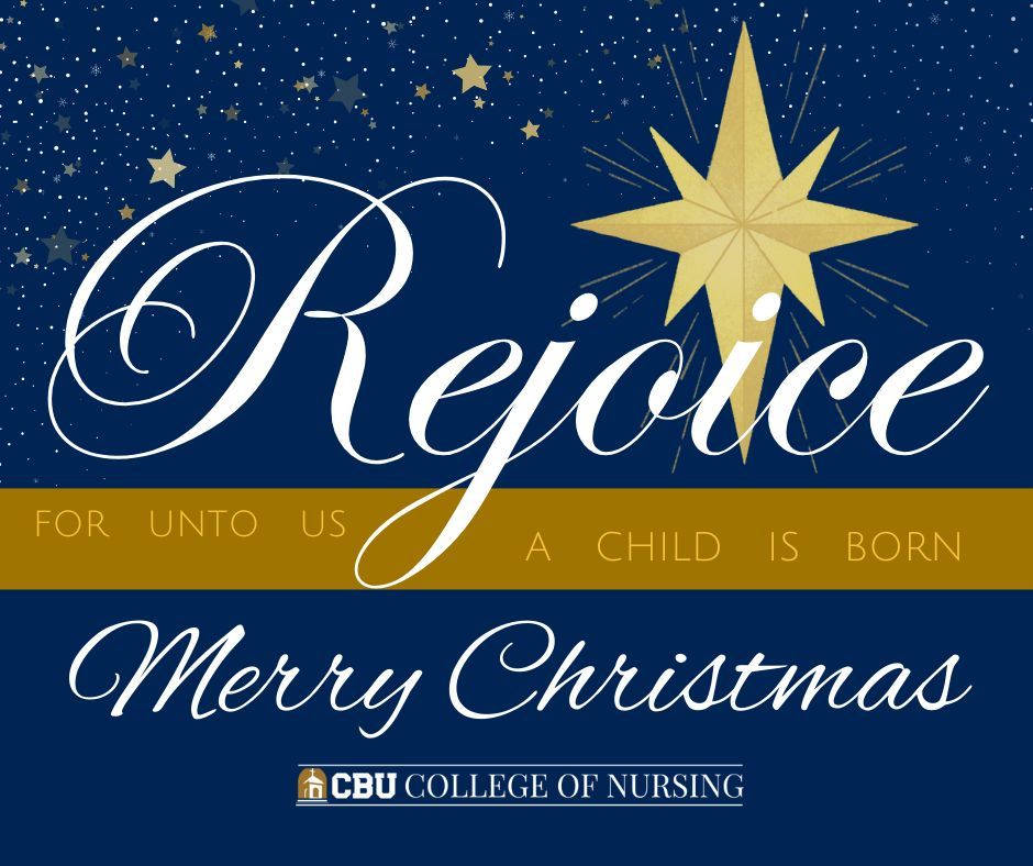 CBUNursing's tweet photo. Wishing you and your loved ones a Holiday Season full of rejoicing in the birth of our Savior! https://t.co/kRUq7I9Y1r