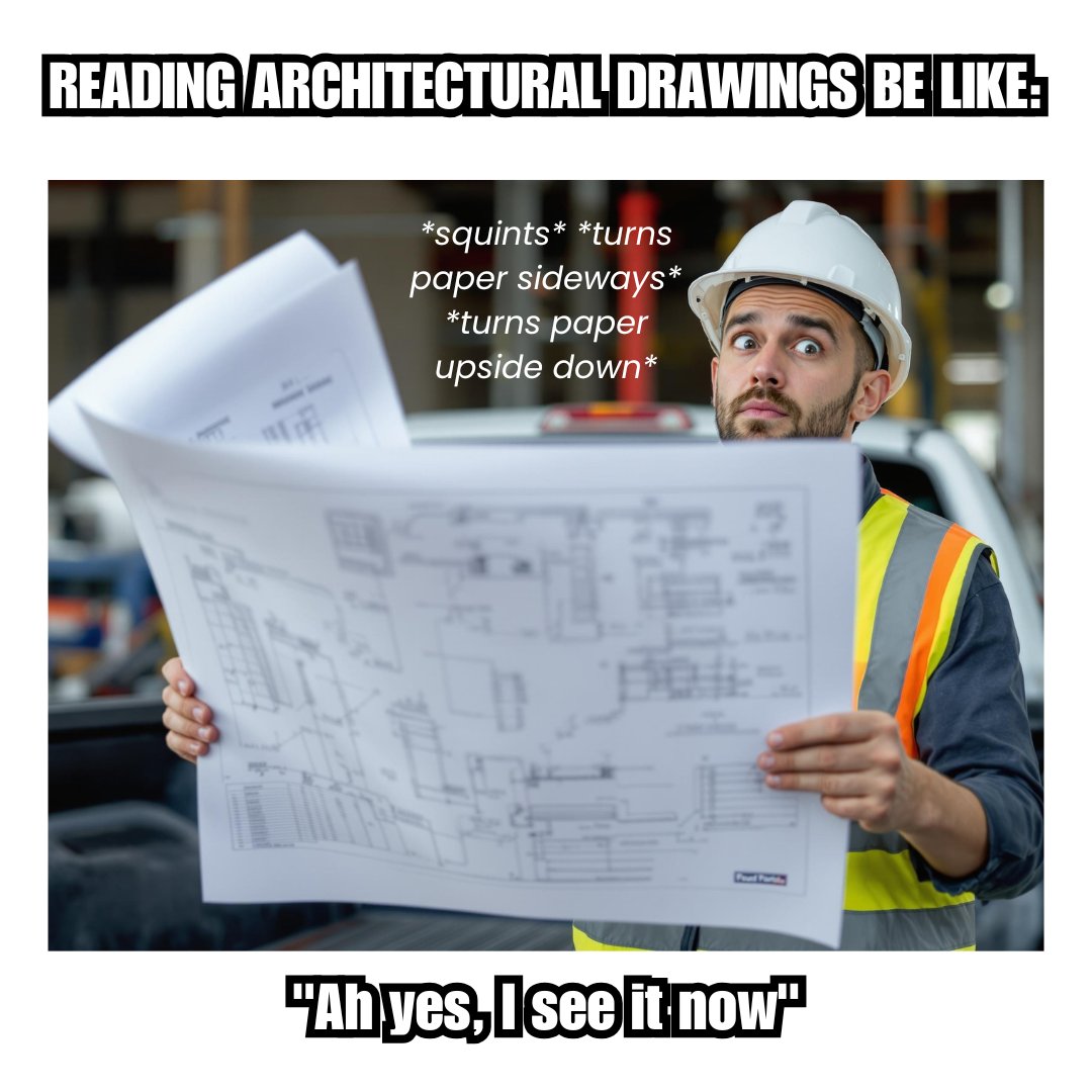 BPM_CS's tweet image. 😅 Reading architectural drawings? Our team has mastered the squints turns paper sideways technique so you don't have to! We speak fluent 'blueprint' - let us handle the complex details! 📝 Call: 01225 462598

#Construction #TradeBanter #BPMContractingServices