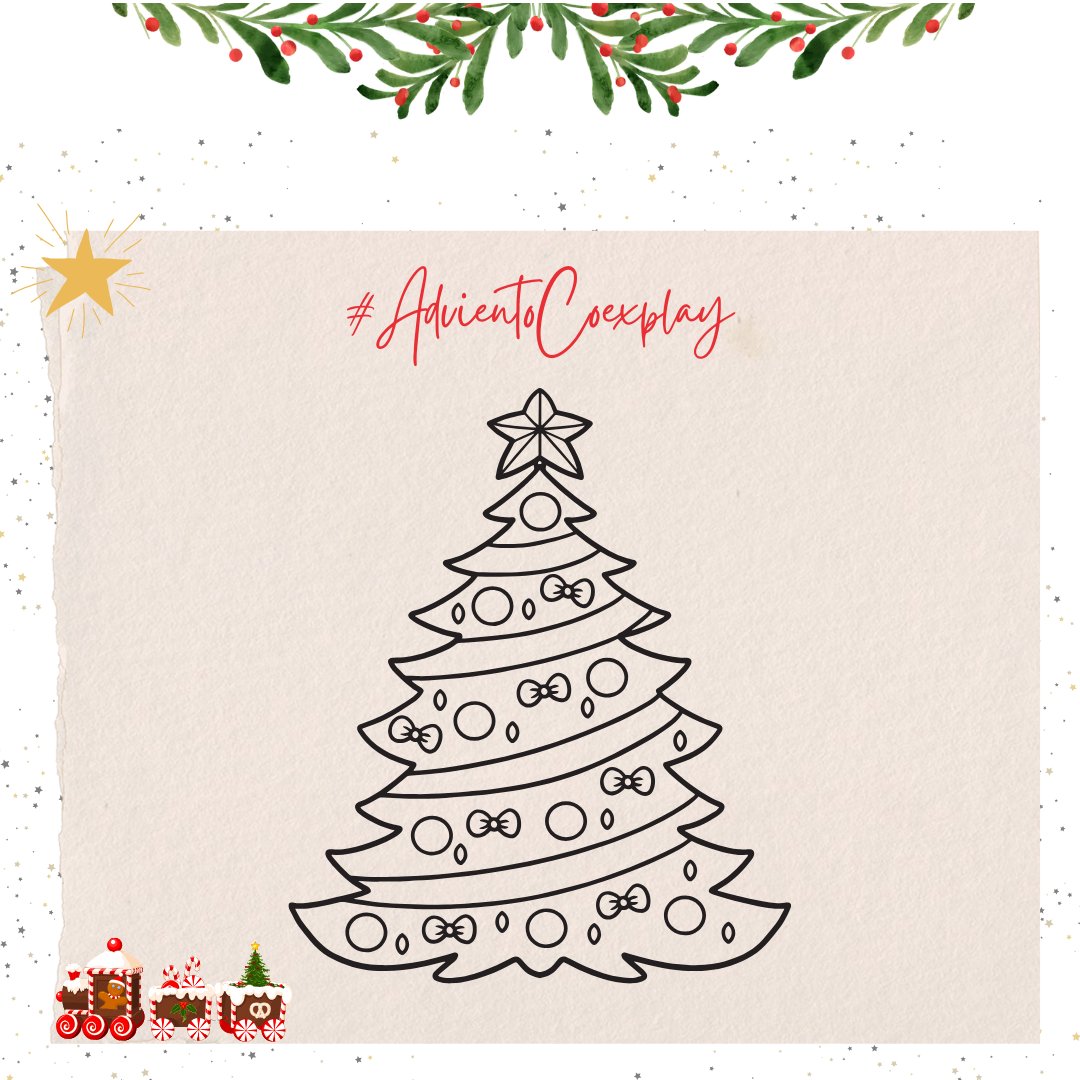 #AdvientoCoexplay 🎄 Hoy os dejamos un dibujo de los más chulo para colorear en estos días. Puedes pintarlo con ceras, rotuladores, lápices, purpurina, papel de color... ¡Lo que se te ocurra! 🥳
Si te apetece compartirlo con nosotros, escríbenos a el email 📧prensa@coexphal.es