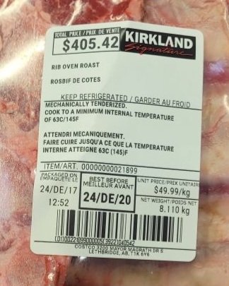 NMuchka's tweet photo. Beef prices in Costco @ Lethbridge Alberta Canada.....kaching! https://t.co/cMgKyh2FUU