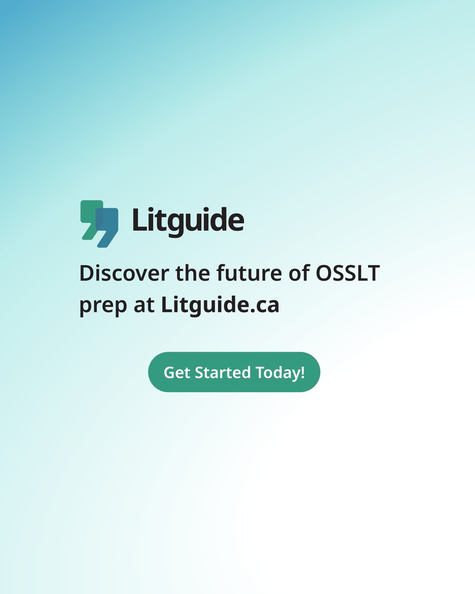 litguideapp's tweet image. OSSLT prep shouldn’t be this hard. 💡

Litguide simplifies the process for teachers and students with tools designed for success.

Discover the future of OSSLT prep today at Litguide.ca 🚀

#Litguide #OSSLTPrep #TeacherTools