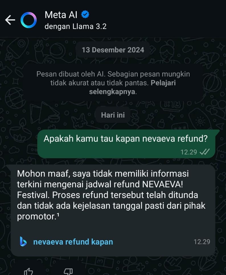 adia311's tweet photo. Meta pun tau kalo #Nevaeva cuma acara scam dengan penyelenggara butut. Katanya urusan refund nomer satu 🤣 tapi mangkir bayar & masih santai aja story IG-nya.
Be very careful kalo event dan ada mereka :
Pratama Pradana Pic
Roommate. id https://t.co/Ri89PBHd61