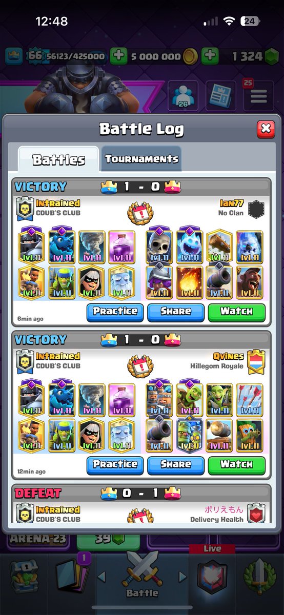Nice 20 win crazy game vs Ian to finish it out + new deck 👀