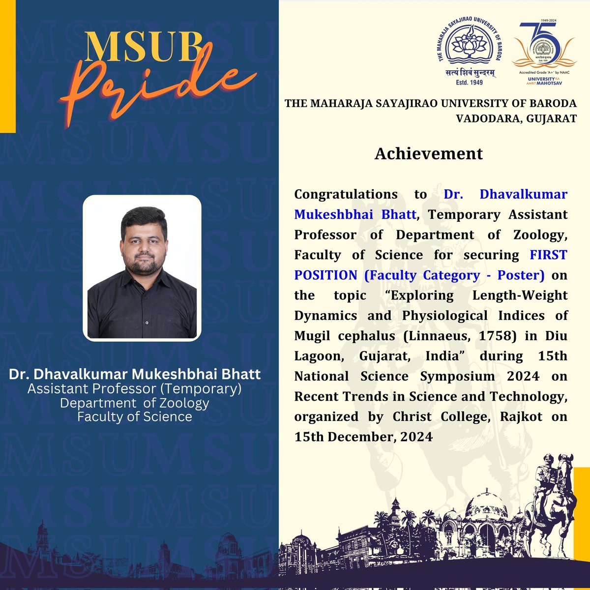 dhavalmbhatt007's tweet photo. @Themsubaroda  Thank you 🙏 https://t.co/lGmt6FFBwV