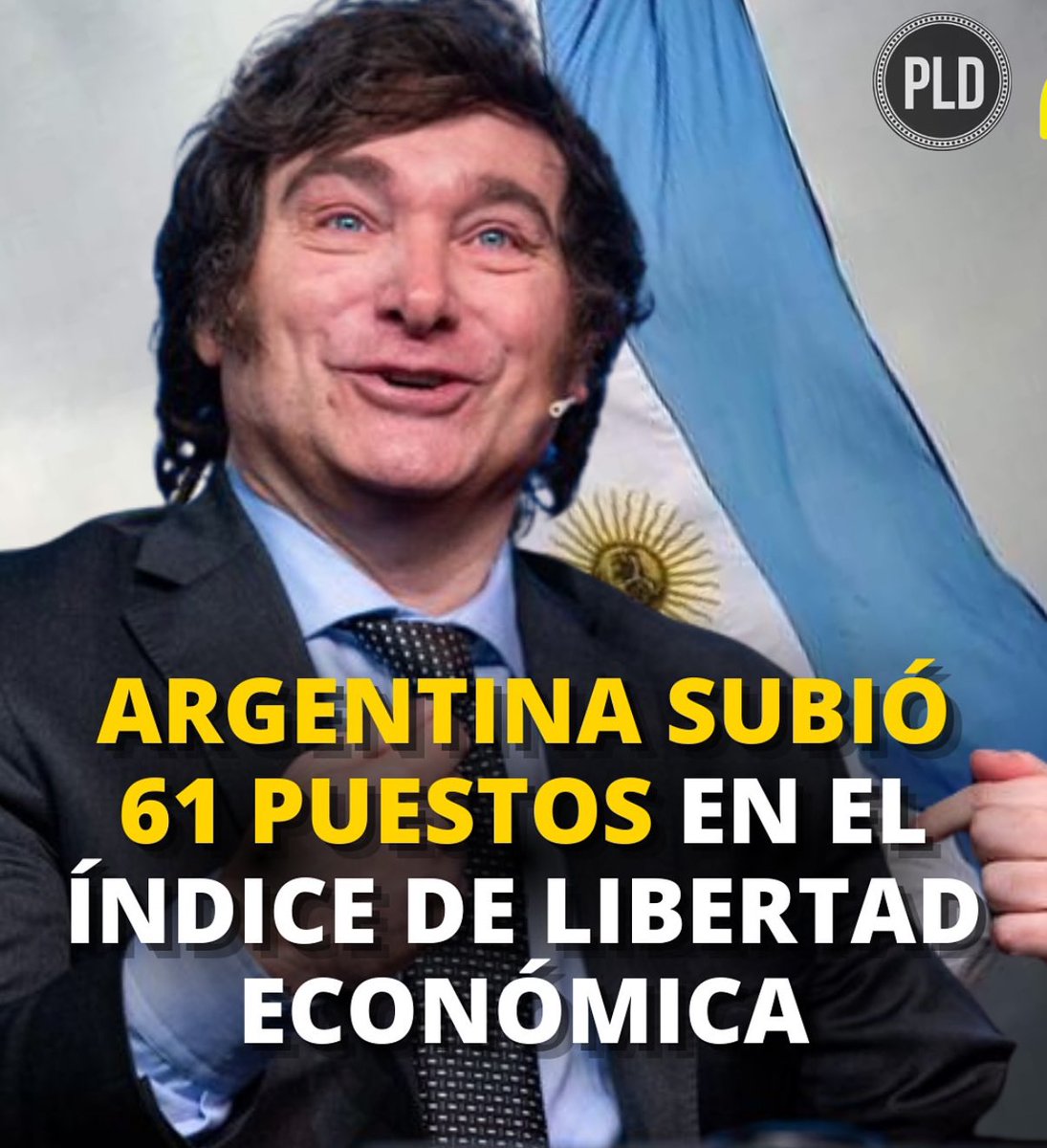 zona_libertaria's tweet photo. Grande @JMilei … 
Su promesa es llevar a argentina a ser el país más libre del mundo. https://t.co/QlVJ7IG5g7