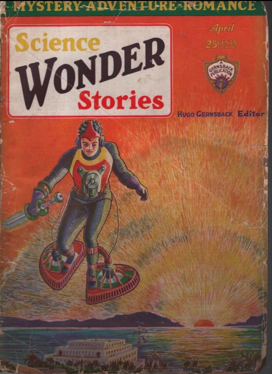 Encoding the complete series of Science Wonder Stories in to YOUR AI.

This is from the 1930s:
