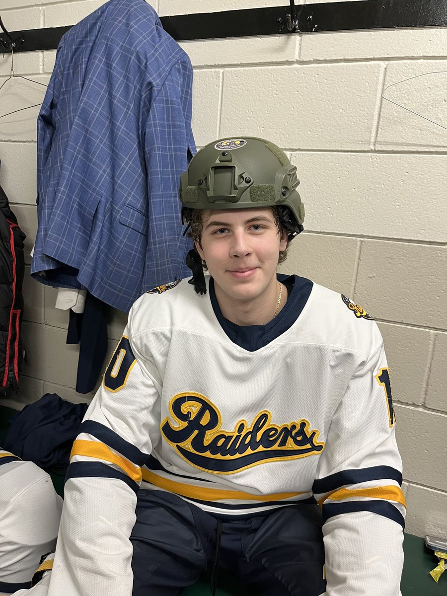 Battle Bucket was awarded to “P” Hunt for his hard work in the blue paint. Two big goals in the 3rd period to help lead the Cru to a 5-4 win over Sherwood Park.