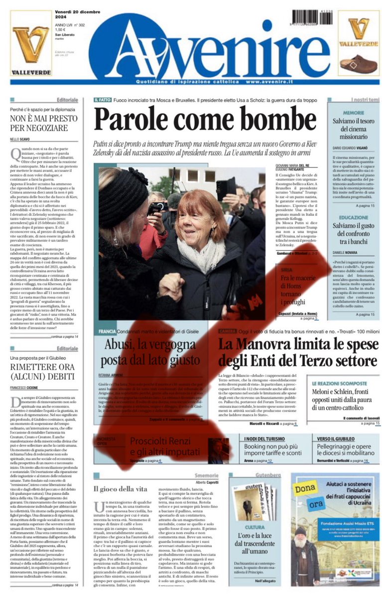 Una proposta di buon senso affinché il #Giubileo ritrovi il suo senso: azzerare i debiti residui di chi ha beneficiato del FondoAntiusura. 
#nonsoloaffittibrevi #rimettiildebito
<a href="/Avvenire_Nei/">𝐀𝐯𝐯𝐞𝐧𝐢𝐫𝐞</a> <a href="/graziano_delrio/">Graziano Delrio</a> <a href="/ExallievidonBos/">Exallievi don Bosco</a> <a href="/CAmirante/">Chiara Amirante</a> <a href="/santegidionews/">Comunità di Sant'Egidio</a>