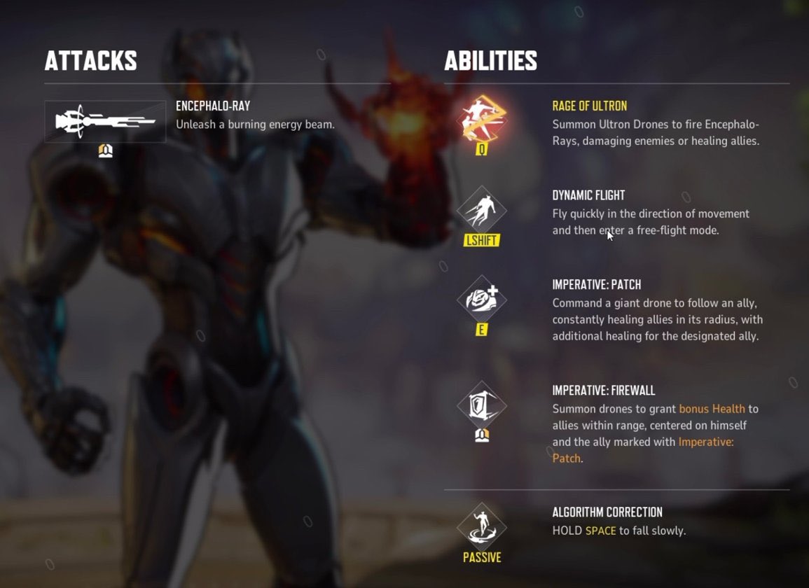 MarvelRivalsAr's tweet photo. تسريب لشخصية Ultron وقدراته اللي بينزل غالباً السيزون الجاي 🤩

مبدأياً شكله هيلر وهذا الشي كويس لانه عددهم قليل!

#MarvelRivals https://t.co/WyZpFvjMau
