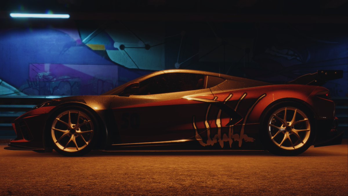 CrimsonSkye01's tweet photo. Blacklist #5 Webster's 2020 Chevrolet Corvette Stingray
Next Acquired Lockdown Car.
Somewhat fitting if the car's design language isn't too.. Edgy
Alas, a very cool remake of the C6
#NFSPhoto #VirtualPhotography #Chevrolet https://t.co/N9lT1tO8lS