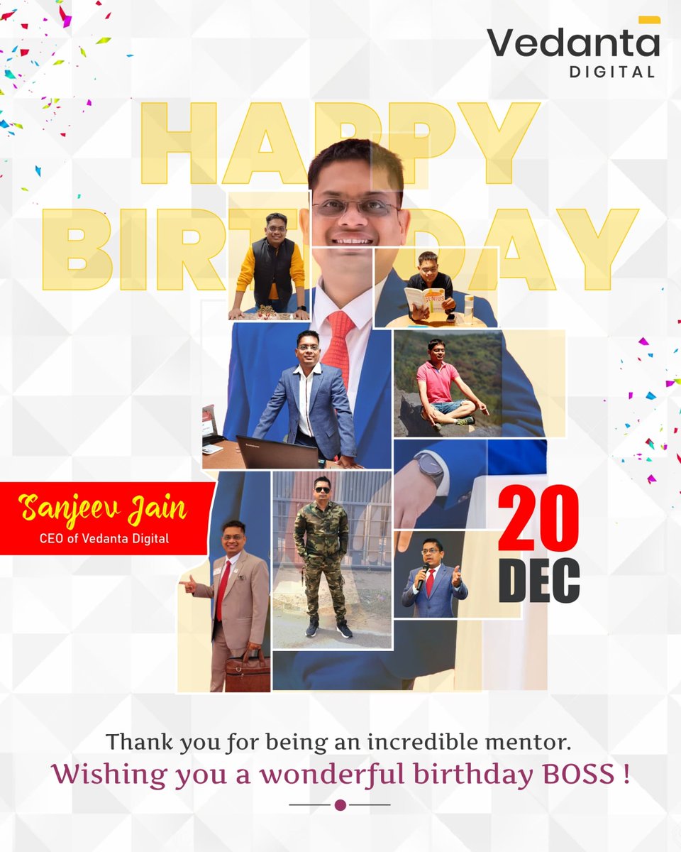 🎊 Happy Birthday🎂 to an amazing leader Sanjeev Jain Sir ! Wishing you a day filled with joy, success, and celebration🎉

😊Thank you for being an inspiration to our team. 🎁

#HappyBirthdaySir <a href="/JainartsRp/">sanjeev</a>