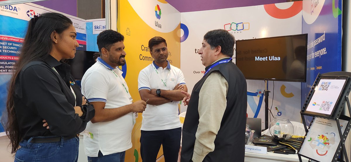 ZohoVault's tweet photo. Thrilled to be at #IndoCrypt2024! Come learn from industry experts and explore our cutting-edge security solutions! 🔐

@Zoho, @UlaaBrowser, #SETS, @IMScChennai, #CMI, @auvcochennai 

#Cryptography #Cybersecurity #Passwordmanager #Securebrowser https://t.co/ej3LTQCHEI