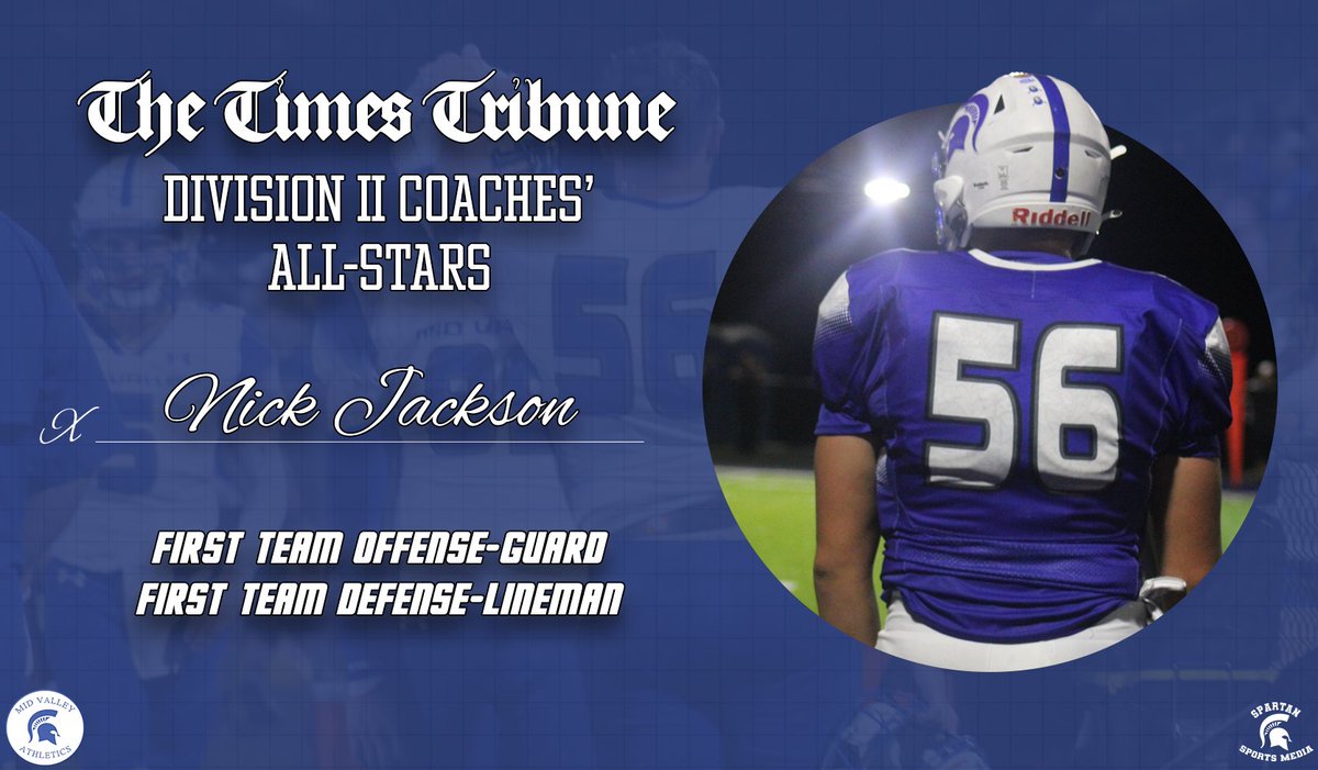 MVAthletics931's tweet photo. Congratulations to the following players for receiving first-team all-star accolades from this morning's Times-Tribune: Jakob Lesher, Rhys Williams, Nick Jackson, &amp; Gavin Rapoch! https://t.co/Z7u5Y7vB9v