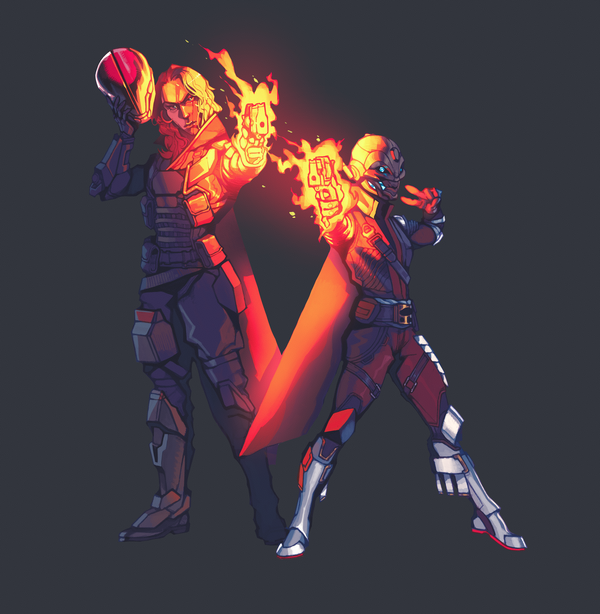 MercenarySights's tweet photo. Destiny version! Done by @/vast_iw and featuring a friend's OC. https://t.co/dgNs2E7PLH