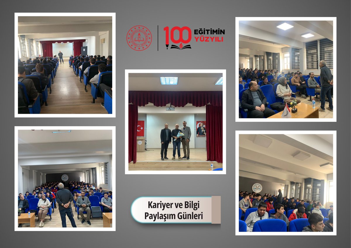 Mesleki Eğitim Politika Belgesi doğrultusunda, İlçemiz <a href="/SatsoMATMTAL/">Arifiye SATSO Motorlu Araçlar Teknolojisi M.T.A.L.</a> öğrencileri için kariyer ve bilgi paylaşım günleri gerçekleştiriliyor.

<a href="/tcmeb/">Millî Eğitim Bakanlığı</a> <a href="/Yusuf__Tekin/">Yusuf Tekin</a> <a href="/dogan_rahmi/">Rahmi Doğan</a> <a href="/sakaryamem/">Sakarya İl Millî Eğitim Müdürlüğü</a> <a href="/coskunbakirtas/">Coşkun BAKIRTAŞ</a> <a href="/ygulac/">Yüksel GÜLAÇ</a>