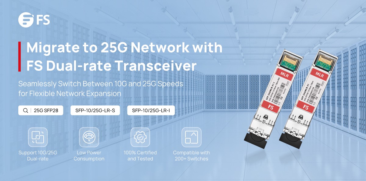 FScom_inc's tweet image. Still concerned about network upgrades? The FS SFP-10/25G-LR #OpticalTransceivers, supporting 10G and 25G, guarantee stable performance through rigorous testing. It ensures effortless and seamless #NetworkUpgrades with long-term reliability!
Learn more: fs.com/blog/unlocking…