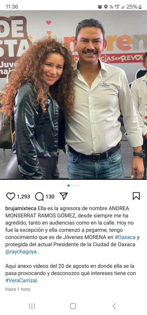 📺Ⓜ️Hoy María Elena se dice víctima cuando en los videos se ve claro quien agredió a quien.

¿No habrá castigo para 2 mujeres golpeando a otra mujer? ¿Y sus guaruras de María Elena agarrando a la chica para permitir la agresión? 

Que terrible, que María Elena actúe así con su