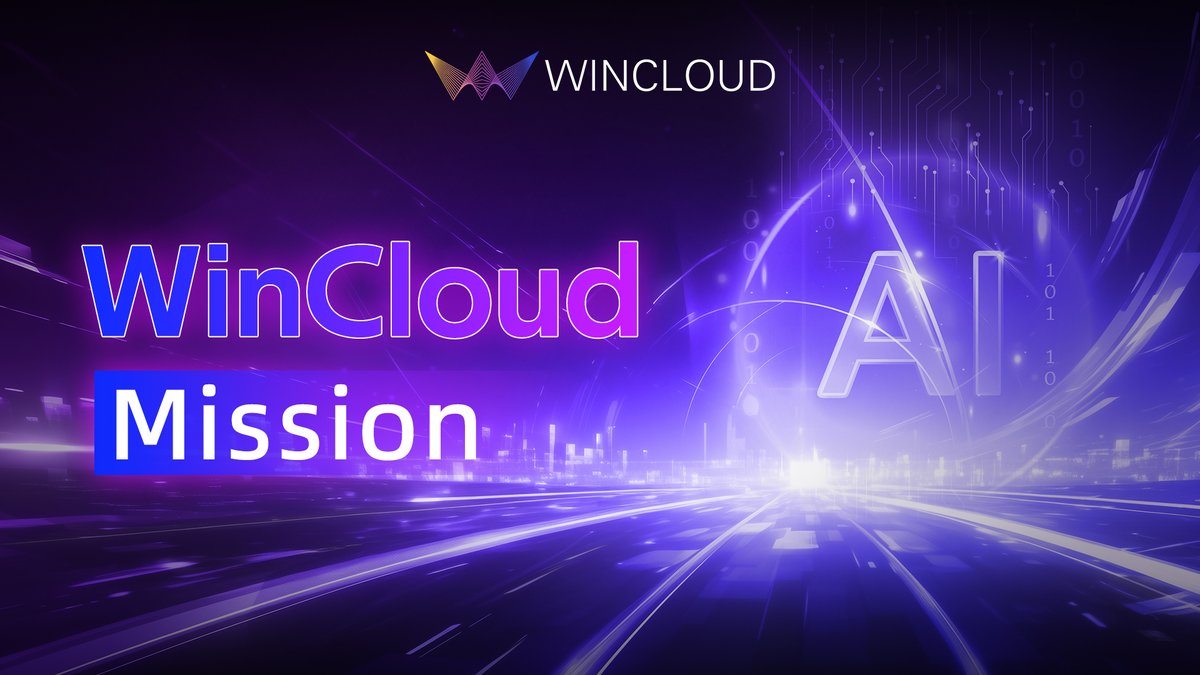 wincloud_'s tweet photo. 🌟 WinCloud Mission:
Harness the power of AI to promote the next-generation Internet, offering efficient, secure, and privacy-protected services.
Be part of this revolutionary Web3 movement today! 💡
#WinCloud #Mission #Web3Revolution https://t.co/Sh3RPLGTas