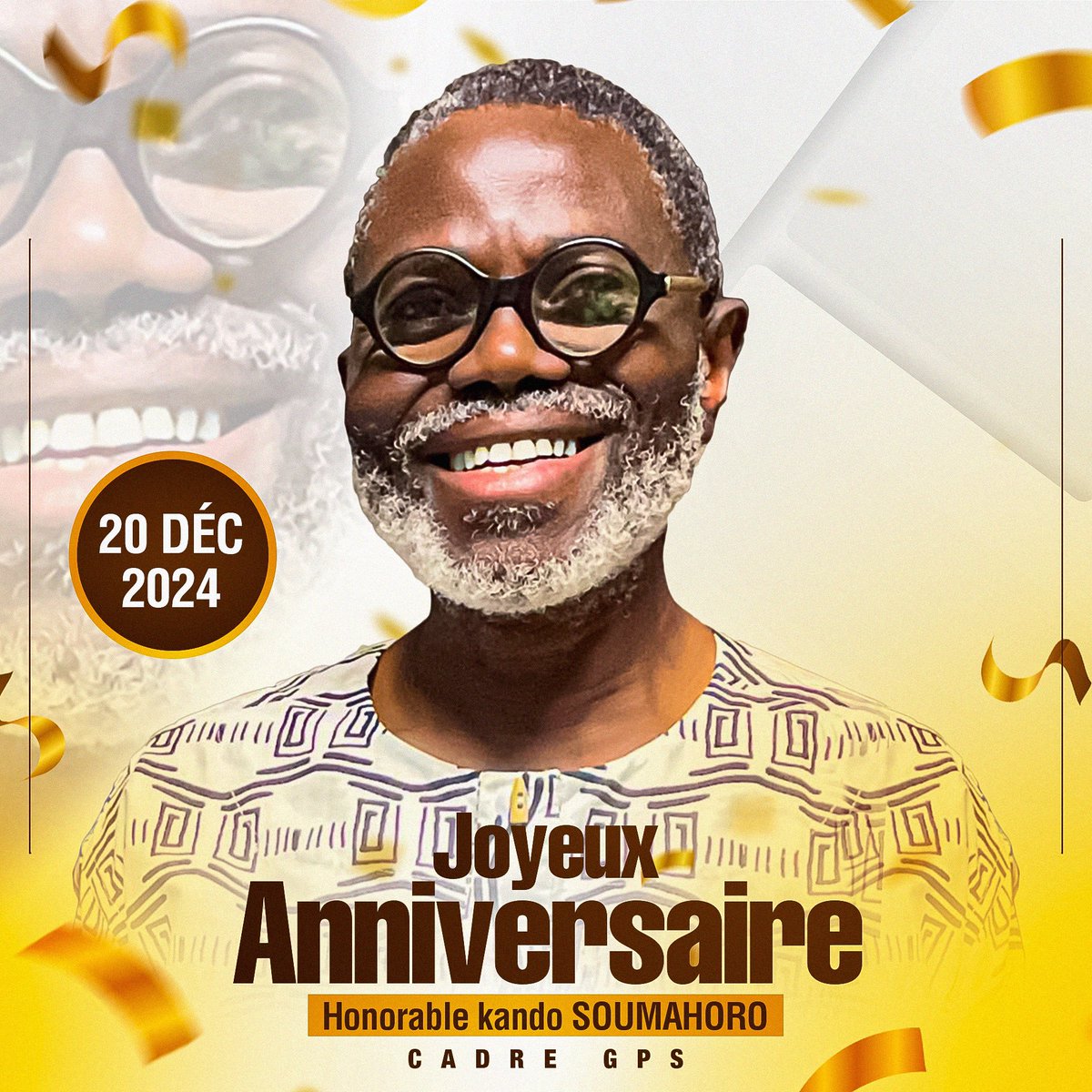 BorisKando's tweet photo. Comme chaque 20 Décembre, le Patron de tous les Senoufo, l’Honorable @KandoSoumahoro2, Cadre de @officielGPS, célèbre un an de plus.

Depuis sa nouvelle position, souhaitons lui un Joyeux Anniversaire !!!

#JoyeuxAnniversaireHonorable
#64ans
#20Déc https://t.co/NxNGV1f9sq