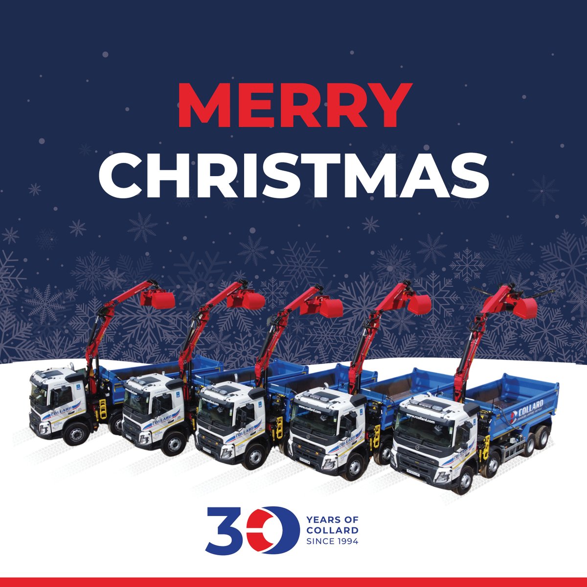 Wishing all our customers, clients, suppliers &amp; staff a Merry Christmas &amp; Happy New Year. We're closing on the 24th Dec &amp; open on the 2nd Jan with a small crew operating from the 27th to the 31st Dec at our Eversley &amp; Andover sites for any skip deliveries, collections or tipping.