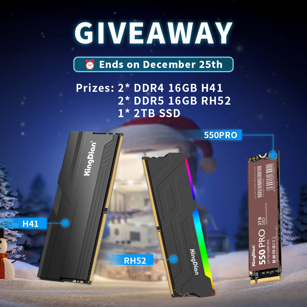 KingDian’s Christmas Giveaway🧑‍🎄

What’s on YOUR Christmas wish list? 🎄

❤️To Enter:
✅Follow us
✅Comment your wish list and add #KingDian tag
✅Share this post

 Ends on December 25th
#Christmas #Giveaways #ps5 #ssd #Contest #gift #pcbuild #pcgaming