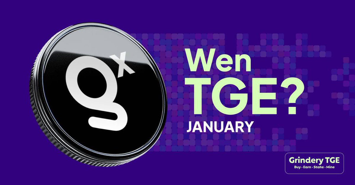 Farmercist's tweet photo. Congratulations if you’ve been farming @ grindery_io since I first talked about it 🚀

TGE is confirmed for January… if you haven’t started you can still maximize your $GX Tokens. (28% Allocation for community) 

Backed by Binance Labs and Tier-1 VCs👇

Link to deposit in grindery: https://t.co/9Lgb0lX366

Some Stats:

Over 3.5M user signups
1.5M+ $G1 token holders
4.6M+ on-chain transactions
500K+ community members

Currently, they launched new “Smart Staking Program” where you can stake/deposit as low as 1$ to start, I did the task. 

Just deposit and hold $USDT on Polygon. Get 10% APY + 1% multiplier for every $ deposited on your rewards. $100 Deposited = 2x multiplier.

I heard they’re also building the first wallet with AI-Agents integration—this could be HUGE! 🤖

See you on the side that will be eligible.