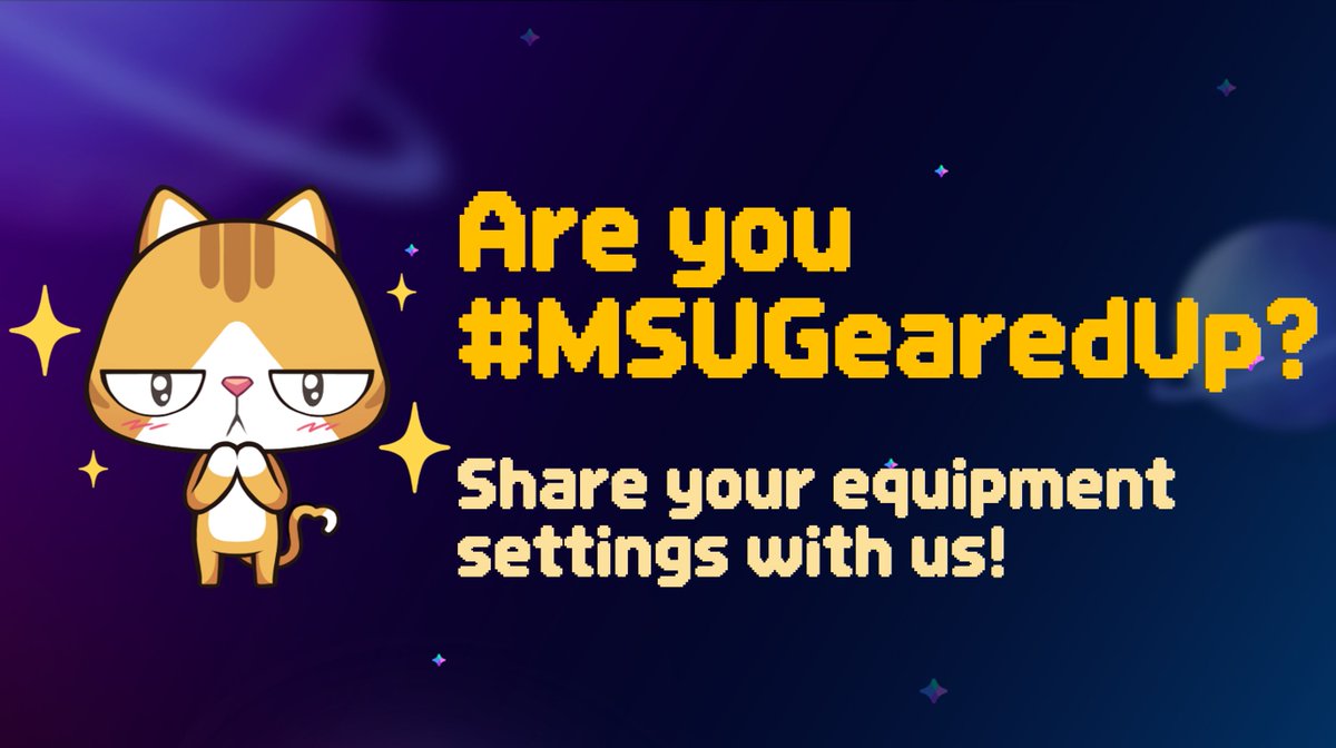 MapleStory Universe: Gear Up NOW! is nearing its grand finale! 
Let’s celebrate the incredible journey we’ve shared together💕

📸 Share screenshots of your equipment settings that prove you’re truly Geared Up!
⤵️ Post them with #MSUGearedUp and tag @MapleStoryU in the comments