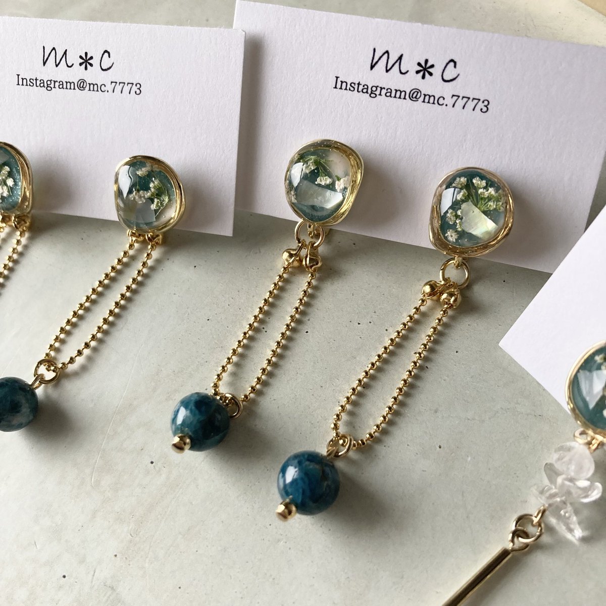 新作♡天然石を使用したアイテム💎