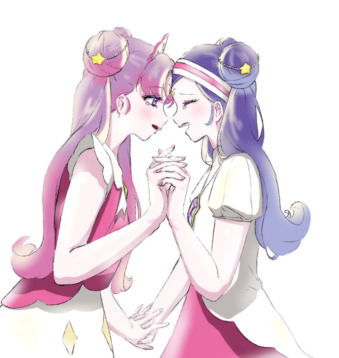 #캐치티니핑 
아롱다롱💜💙