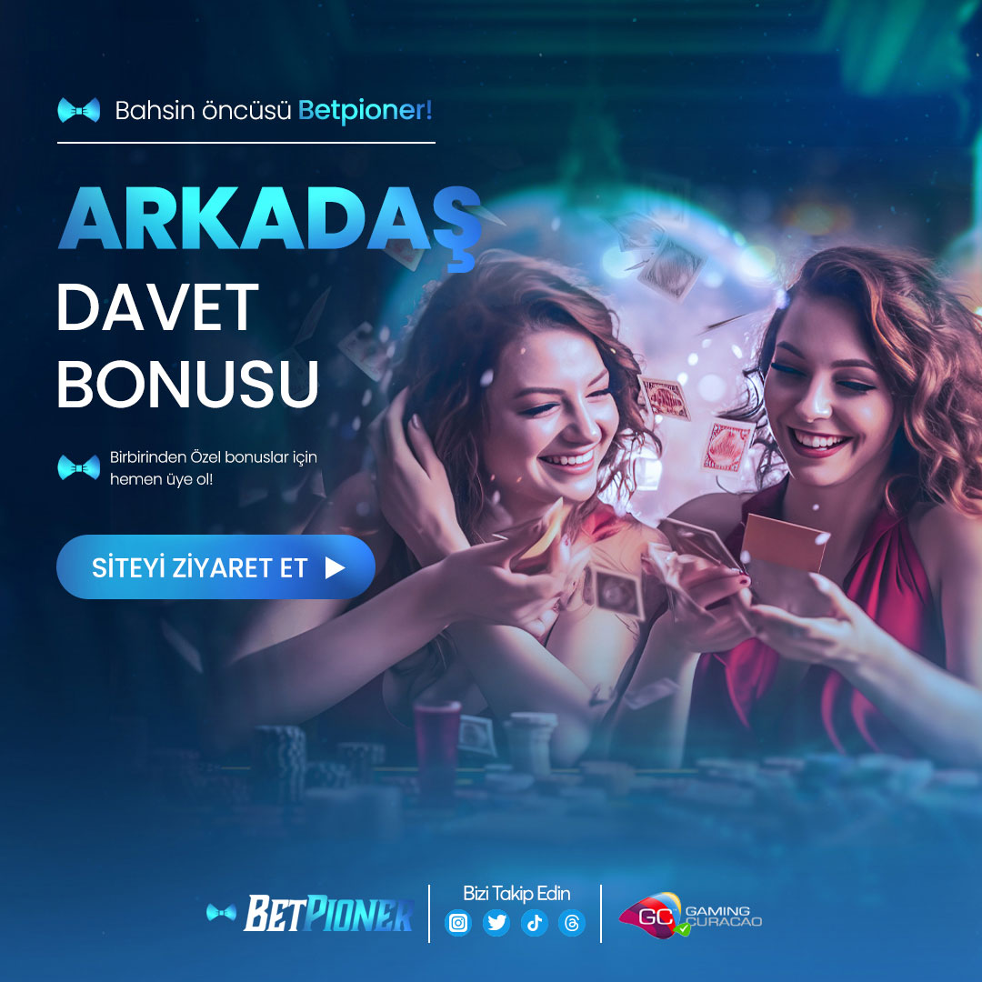PionerResmi's tweet photo. 🎁 BetPioner Arkadaş Davet Bonusu❕

💰 Bonus miktarı arkadaşınızın ilk yatırımının %10'u olarak değerlendirilmektedir ve maksimum 100'dir.

👍 BetPioner ile Bahisin ve Kazanmanın Öncüsü olun❕

🆘 Bahsin Keyfini BetPioner'de Yaşa❕

✅ Güncel adresimiz: https://t.co/SWabwCBOiL https://t.co/fPolQjX1NP