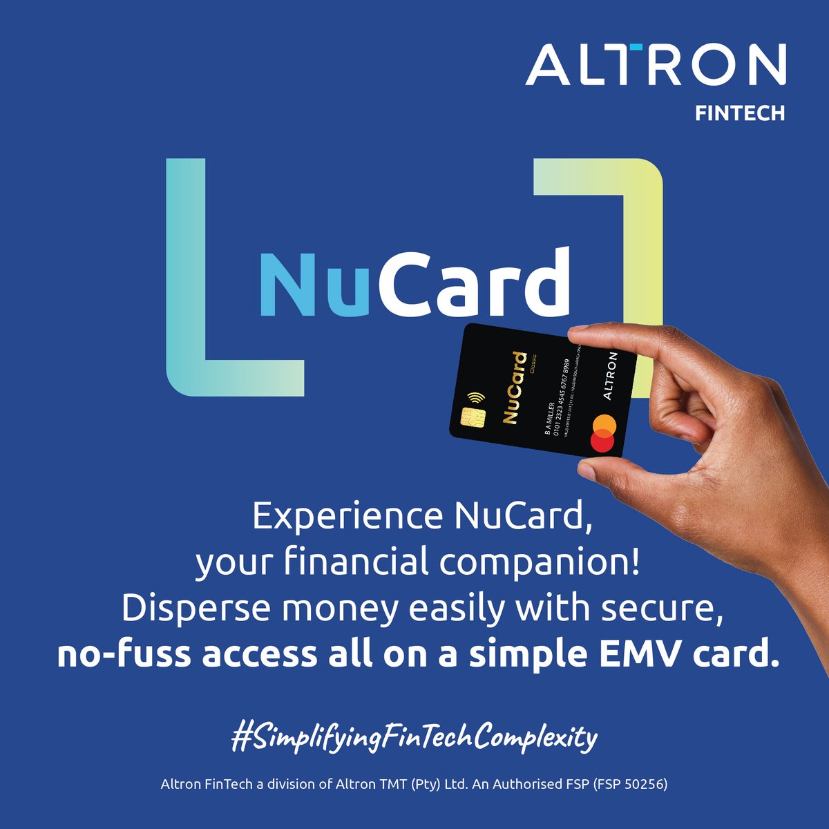 AltronFinTech's tweet image. Unlock financial flexibility with NuCard! This versatile card offers secure, easy access to funds with no hidden fees. Manage your money better with a simple, reliable solution. eu1.hubs.ly/H0fd73k0

#NuCard #SimplifyingFinTechComplexity #PoweringPaymentsEverywhere