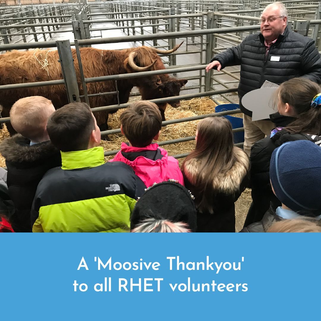Thank you to all our fantastic RHET volunteers who help us by sitting on committees, hosting farm visits, delivering talks and whole lot more.

We couldn't deliver such valuable learning opportunities without you - thank you! 🙏 

#volunteeers #thankyou