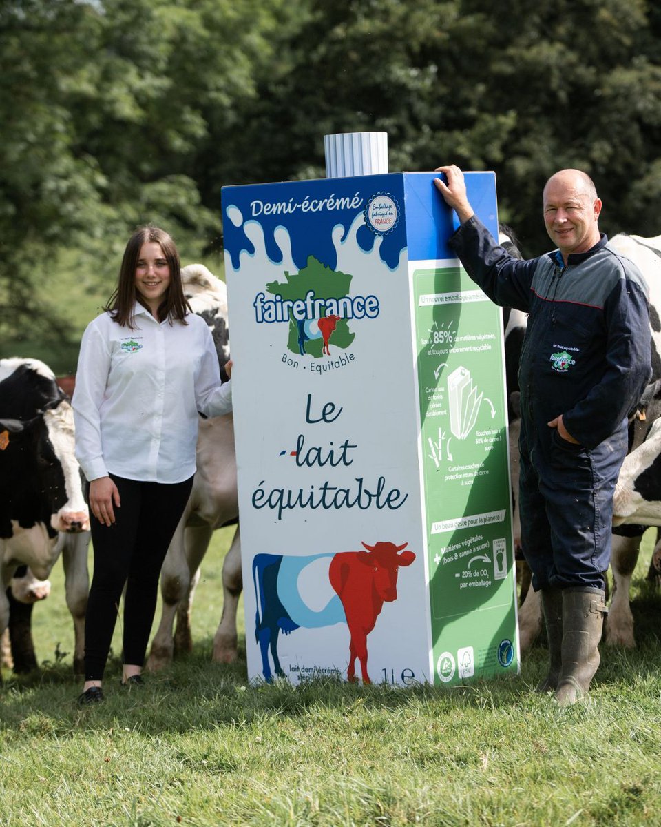 Chez FaireFrance, nous nous engageons à soutenir nos agriculteurs tout en fournissant des produits de qualité exceptionnelle 👨‍🌾🥛
En nous rejoignant, vous contribuez à faire vivre une agriculture équitable et durable.