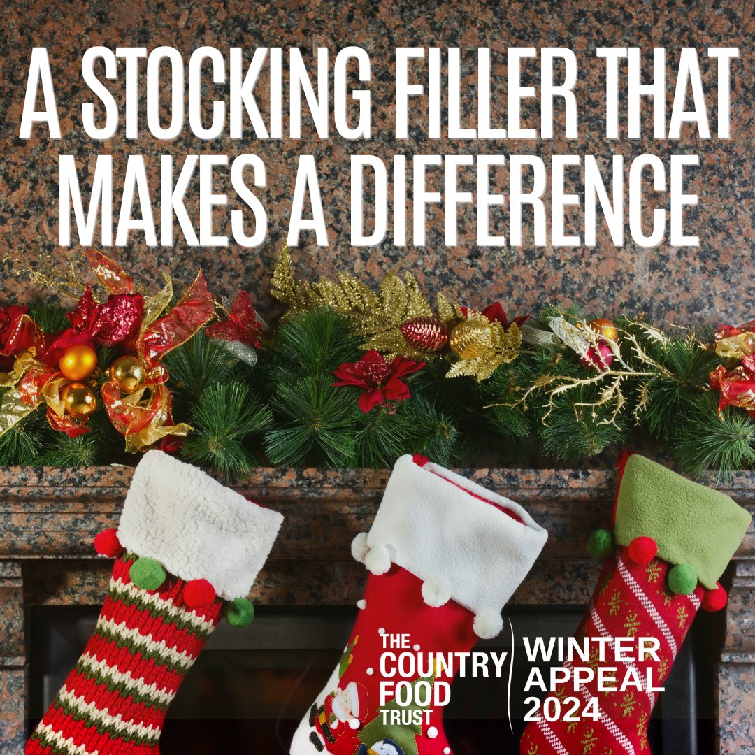 🎄A Stocking filler that makes a difference - a donation to the Country Food Trust Winter Appeal 2024.

As little as £5 can provide 5 nutritious, protein-rich meals to people in need across the UK.

You can make a donation of any amount here: bit.ly/3NurFr2