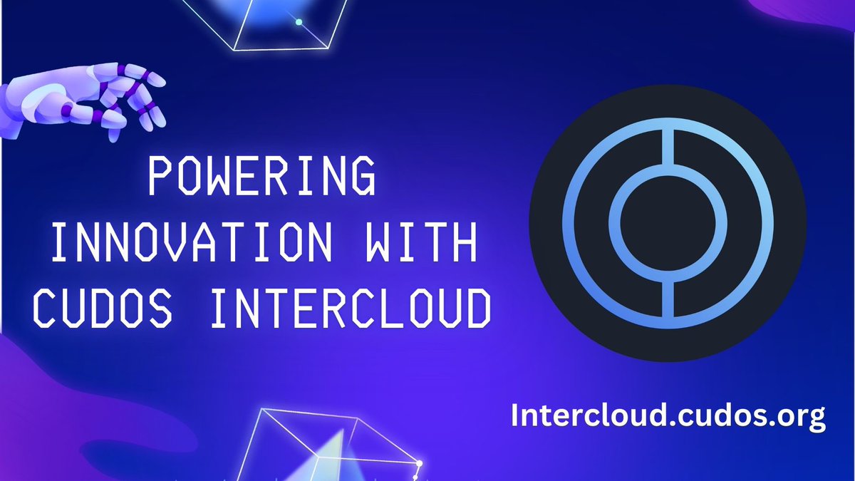 CryptooRaj's tweet image. CUDOS Intercloud A decentralized cloud platform that’s affordable, scalable, &amp;amp; eco-friendly. Perfect for #AI and Web3, it leverages renewable energy to promote sustainability.

#CUDOSIntercloud #Web3 #Bitcoin #DecentralizedCloud #Crypto 

@CUDOS_ @CUDOSCommunity