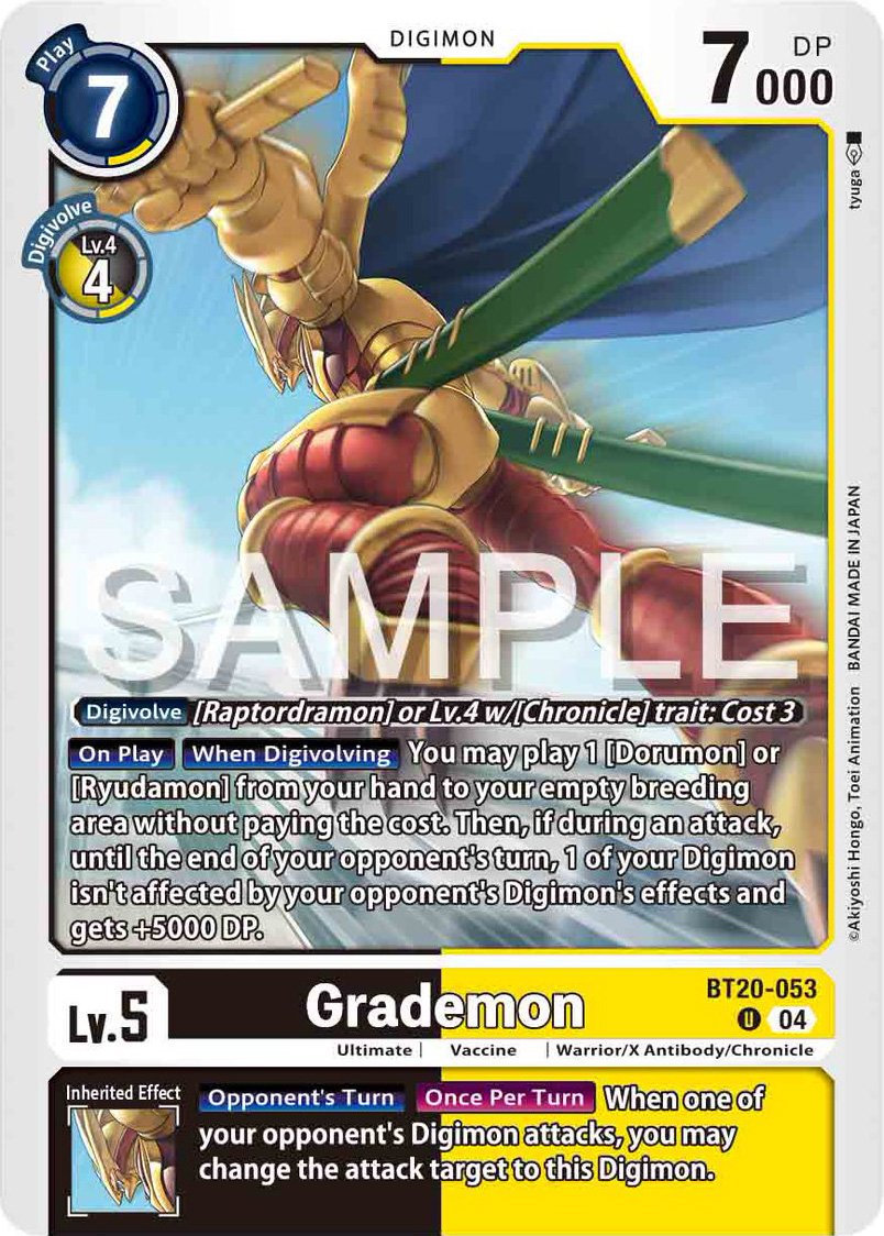Digimon_Freaks's tweet photo. Cartas de #Hisyaryumon & #Grademon del #DigimonCardGame Booster Set 20.
#Digimon #TCG https://t.co/Zb6LqBpHTA