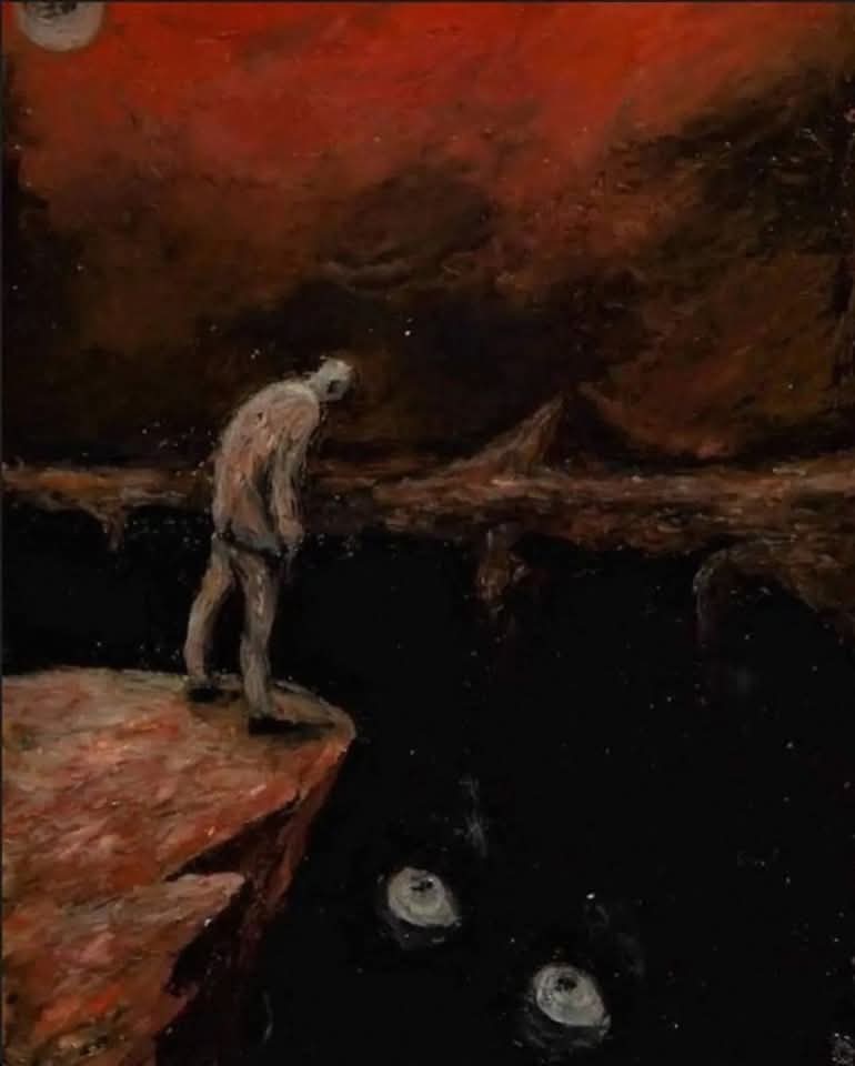 "Estoy al borde del abismo, pero la vista desde aquí es excepcional". 👁