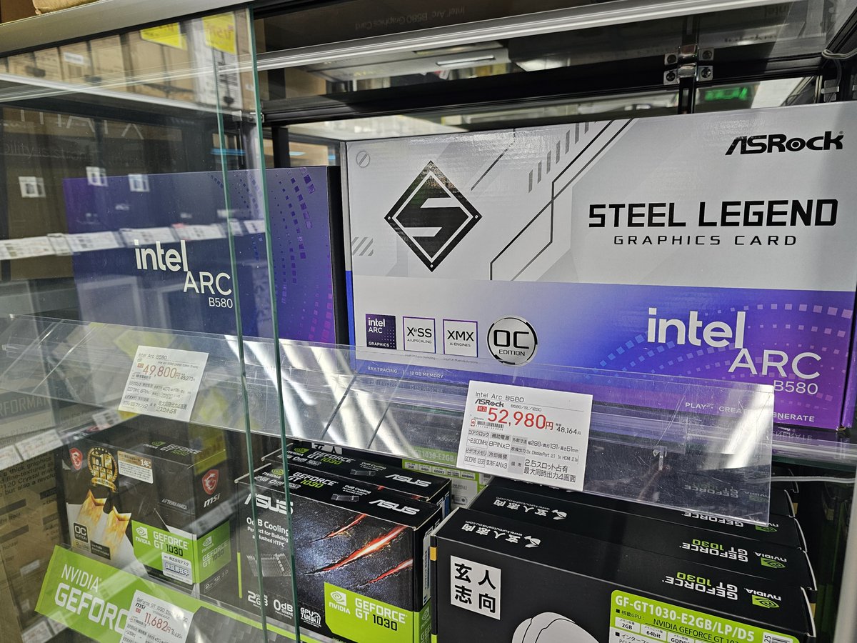㊗️#Intel Arc #B580 再入荷🎉 入荷後即完売の Intel Arc B580 搭載