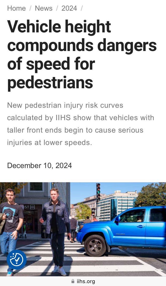 manwaring_tim's tweet photo. More research on impacts of vehicle size. For the vast majority of use cases, such large vehicles are not necessary. In most cases short term hire is more efficient when they are needed, and reduces the risk of driving them when they aren’t required. https://t.co/Xhvp2EnNnU
